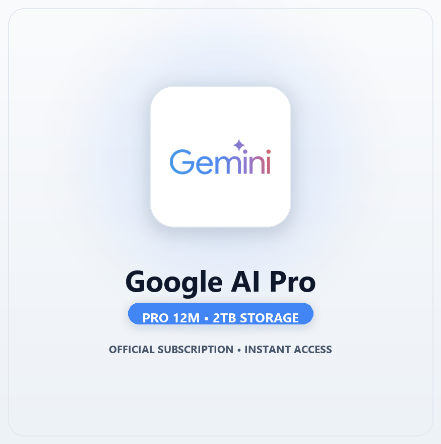 Google AI Pro 12m FW