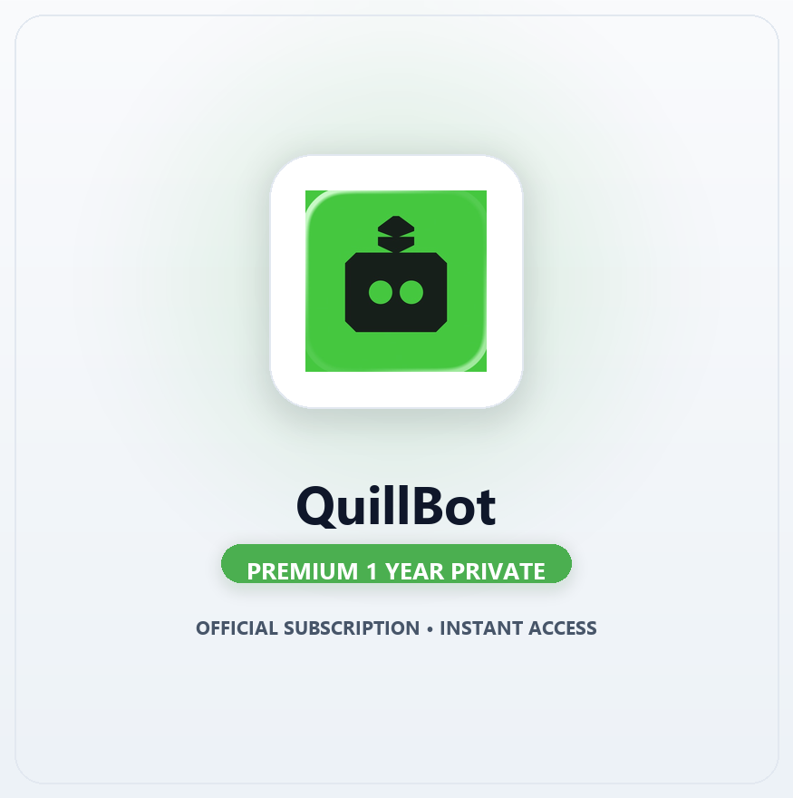 QuillBot Premium 1 Year (Private Profile)