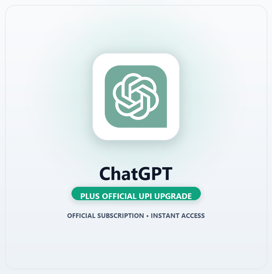 Chatgpt plus UPI