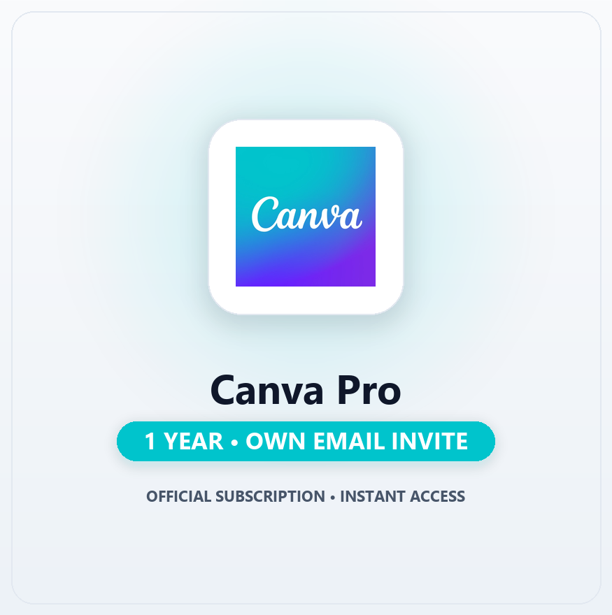 Canva Pro 1 Year (Own Mail Invite)