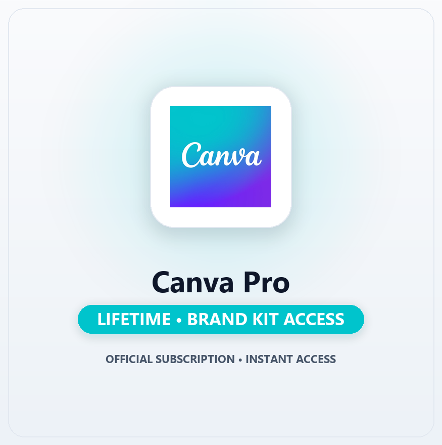 Canva Pro Lifetime Brand Kit Access
