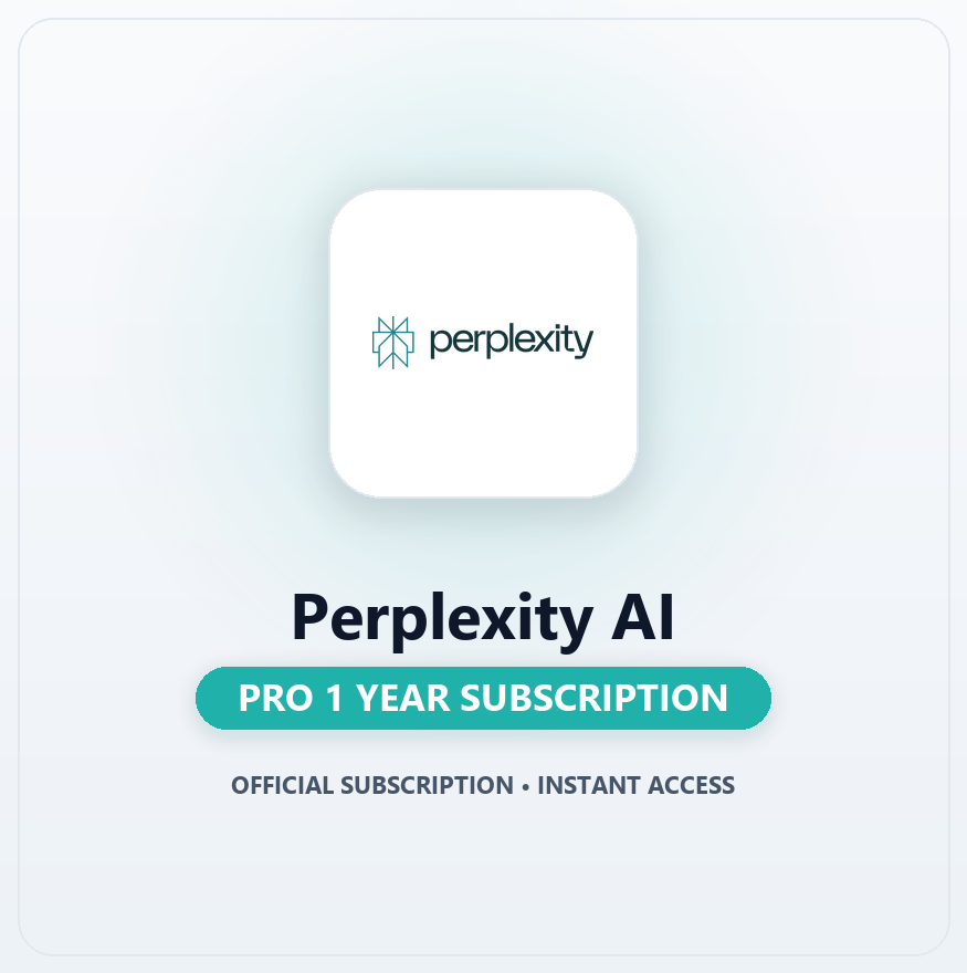 Perplexity AI Pro 1 Year Subscription