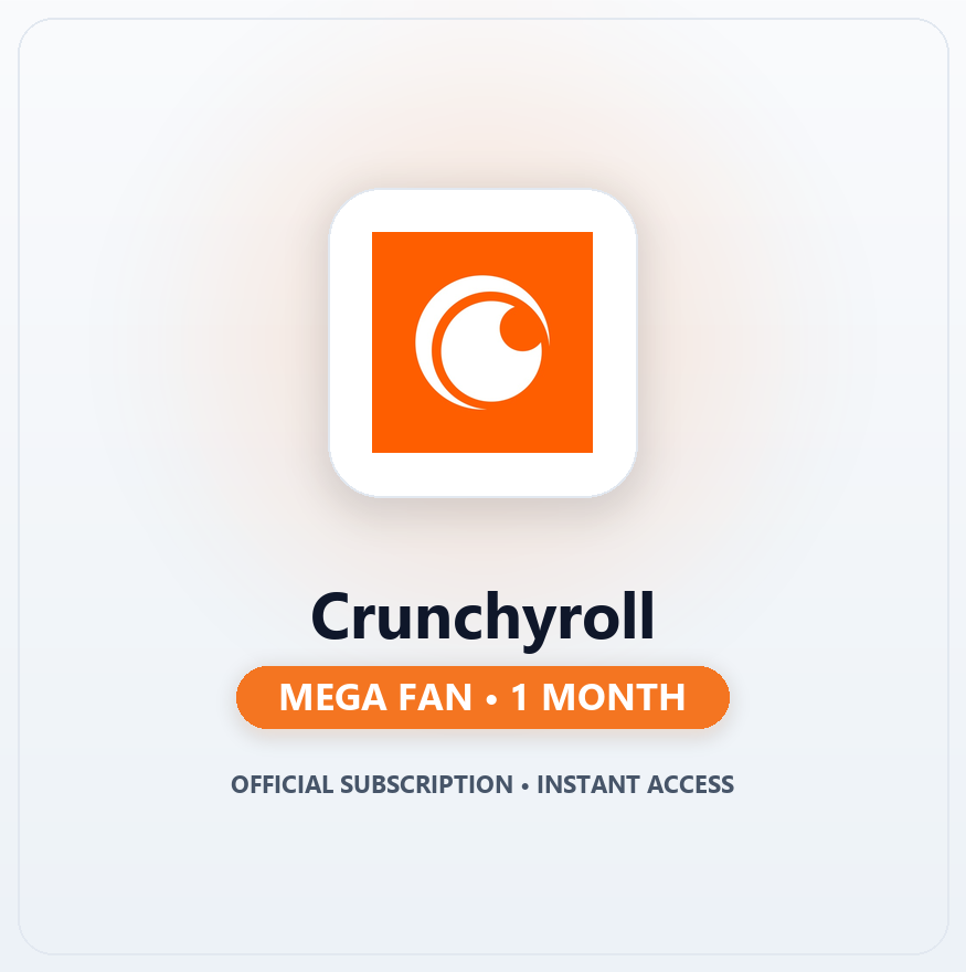 CRUNCHYROLL 1 MONTH Link
