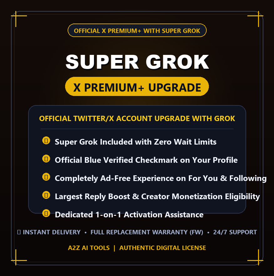 Grok 2 Premium Private Account 1M Slide 1